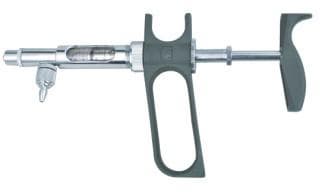 Veterinary automatic continuous glass syringe injection